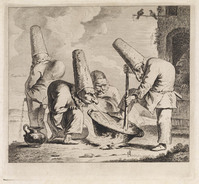 KG 01229
<br/>
Vijf gebochelde narren
<br/>
<em>Schmidt, Georg Friedrich (1712-1775)</em>